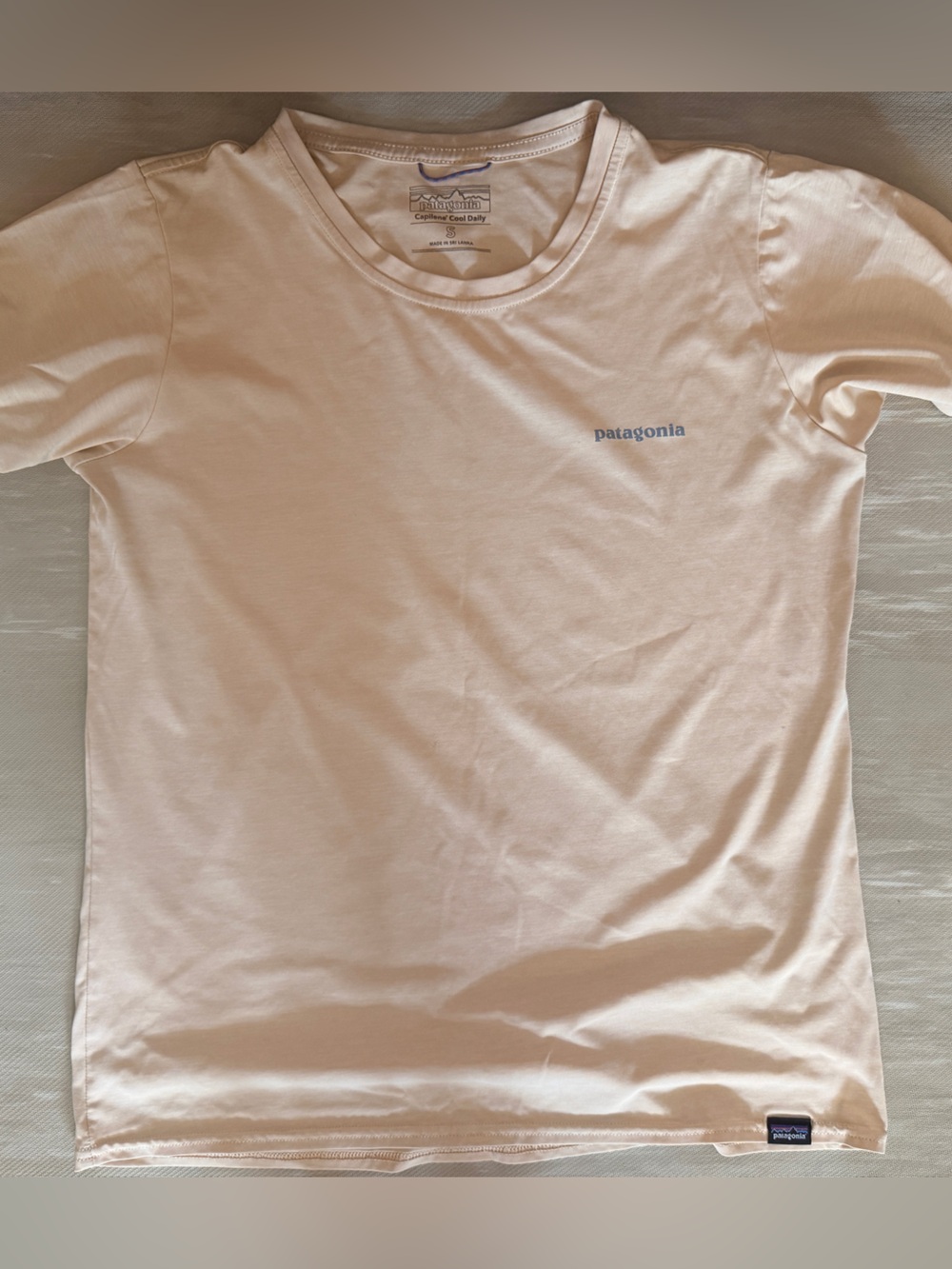 Patagonia Cool Daily Capilene Short Sleeve Tee in yellow cream